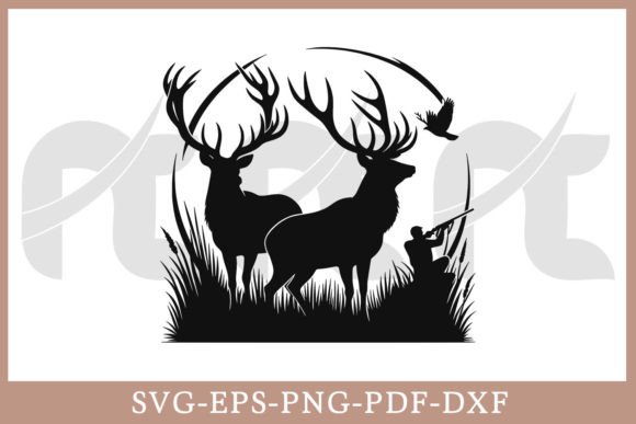 Download Deer Hunting SVG Vector Cut File - Vector cut file Collection