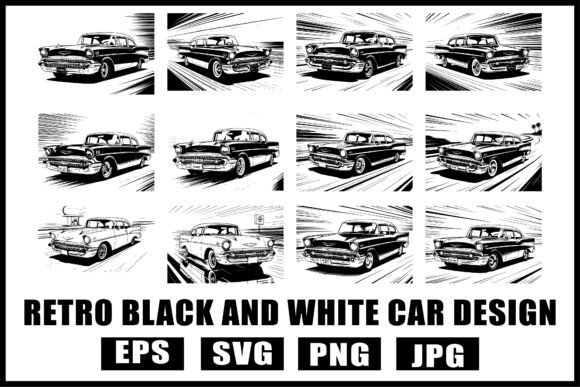 Download Vintage Speed Car SVG Bundle - Svg bundle Collection