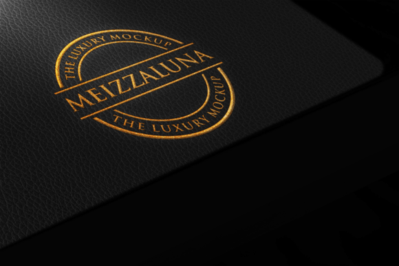 Download Luxury Leather Logo Mockup - Leather logo Collection