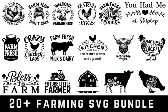 Download 20 Farming Svg Bundle - Svg bundle Collection