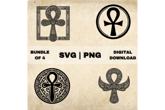 Download Ankh SVG Bundle, Egyptian Cross Clipart - Svg bundle Collection
