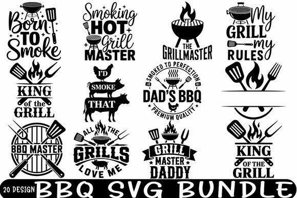 Download 20 BBQ SVG Bundle | Grill Master SVG | - Svg bundle Collection