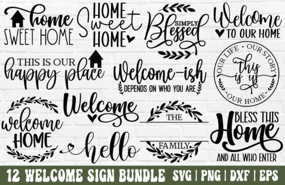 Download Welcome Sign SVG Bundle - Welcome SVG - Svg bundle Collection