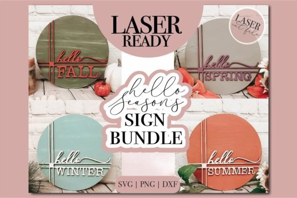 Download Hello Seasons SVG Bundle Laser Cut Files - Svg bundle Collection