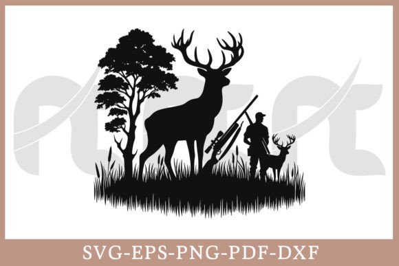 Download Deer Hunting SVG Vector Cut File - Vector cut file Collection