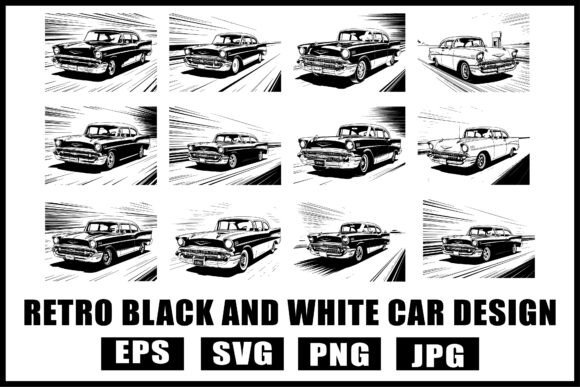 Download Vintage Speed Car SVG Bundle - Svg bundle Collection