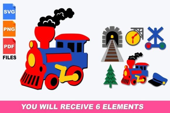Download Train 3D Svg Bundle - Svg bundle Collection