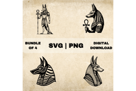 Download Anubis Ankh SVG Bundle, Egyptian God - Svg bundle Collection