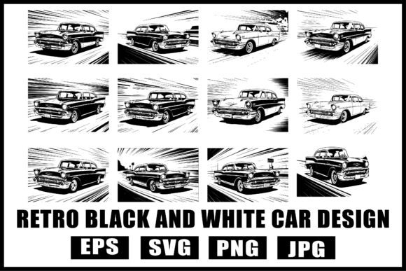 Download Vintage Speed Car SVG Bundle - Svg bundle Collection