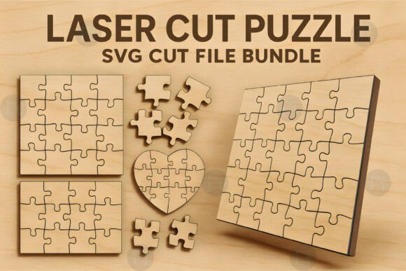 Download Laser Cut Puzzle SVG Bundle - Svg bundle Collection