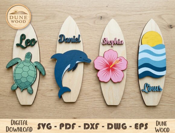Download Surfboard Name Sign SVG Bundle - Svg bundle Collection