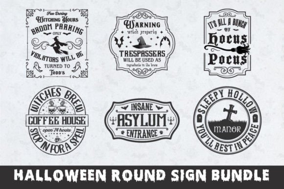 Download Vintage Halloween Sign 3D SVG Bundle - Svg bundle Collection