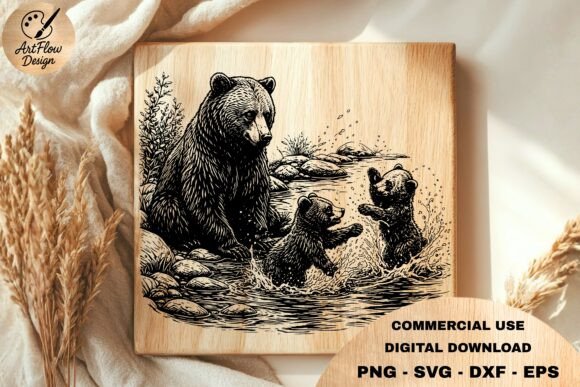 Download Bear Cubs Playing SVG Bundle - Svg bundle Collection