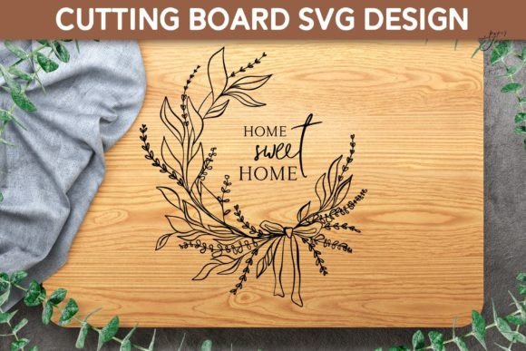 Download Home Sweet Home Svg Cutting Board SVG - Home sweet home Collection
