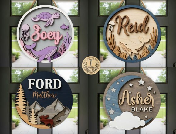 Download Personalized Name Sign SVG Bundle - Svg bundle Collection