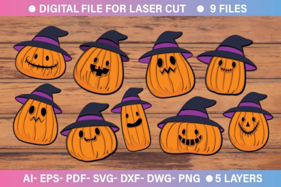 Download Halloween Pumpkin Paper Cut 3D SVG Bundle - Svg bundle Collection