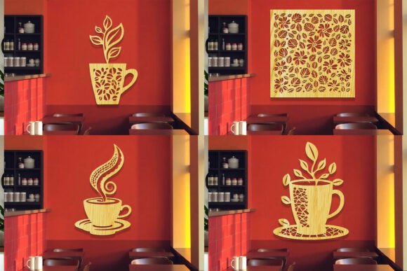 Download Laser Cut Coffee Shop Sign SVG Bundle - Svg bundle Collection