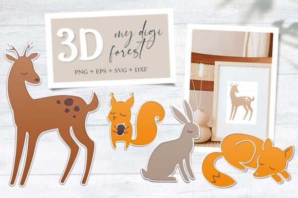Download 3D Svg Bundle - My Digi Forest - Sublima - Svg bundle Collection