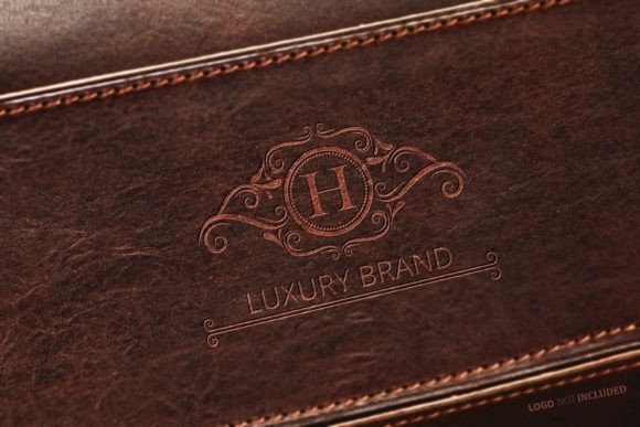 Download Debossed Leather Logo Mockup Psd - Premium Resources