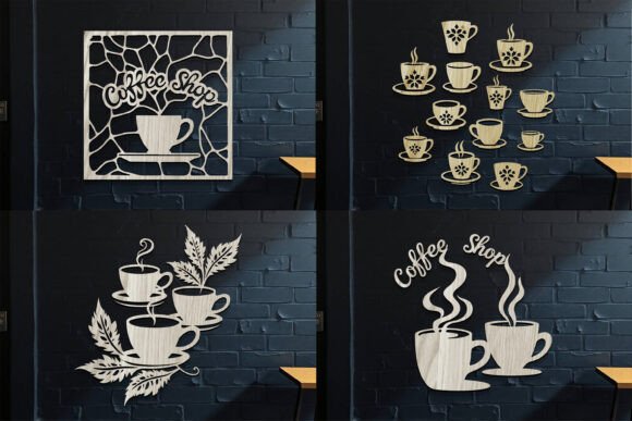 Download Laser Cut Coffee Shop Sign SVG Bundle - Svg bundle Collection