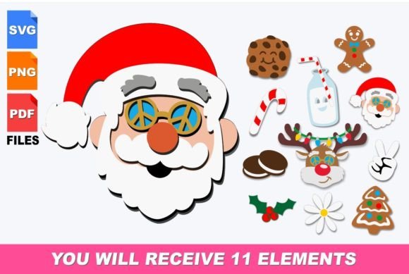 Download Groovy Christmas 3D SVG Bundle - Svg bundle Collection