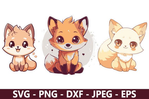 Download Cute Fox SVG Bundle - Svg bundle Collection