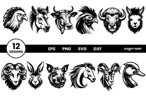 Download Farm Animals Svg Bundle | Silhouette - Svg bundle Collection