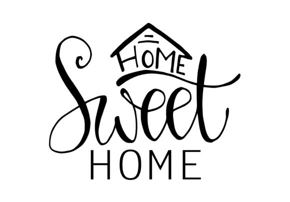 Download Home Sweet Home, Hand Lettering - Home sweet home Collection