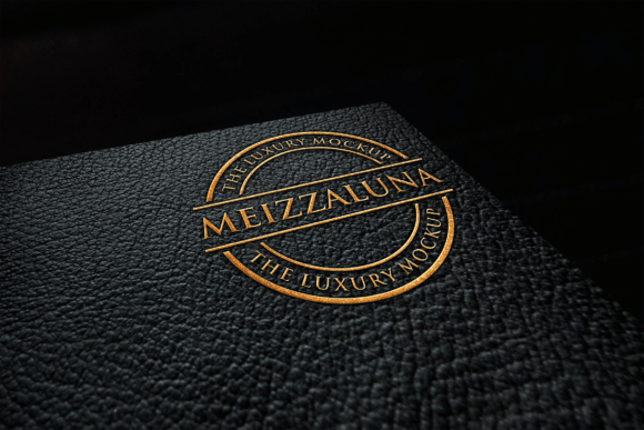 Download Luxury Leather Logo Mockup - Premium Resources