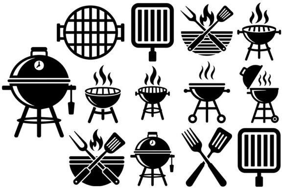 Download BBQ Grill SVG Bundle | Barbecue Grill Ic - Svg bundle Collection