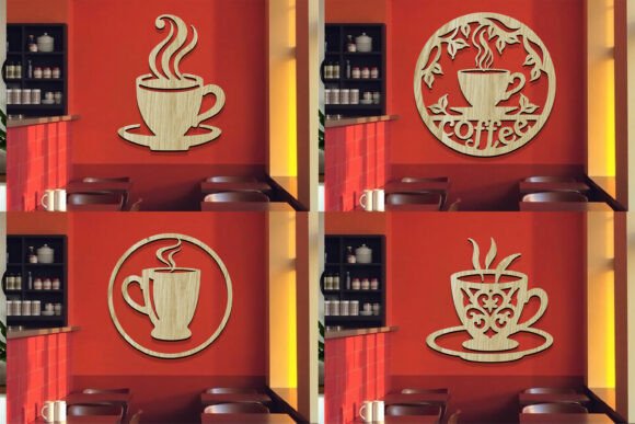 Download Laser Cut Coffee Shop Sign SVG Bundle - Svg bundle Collection